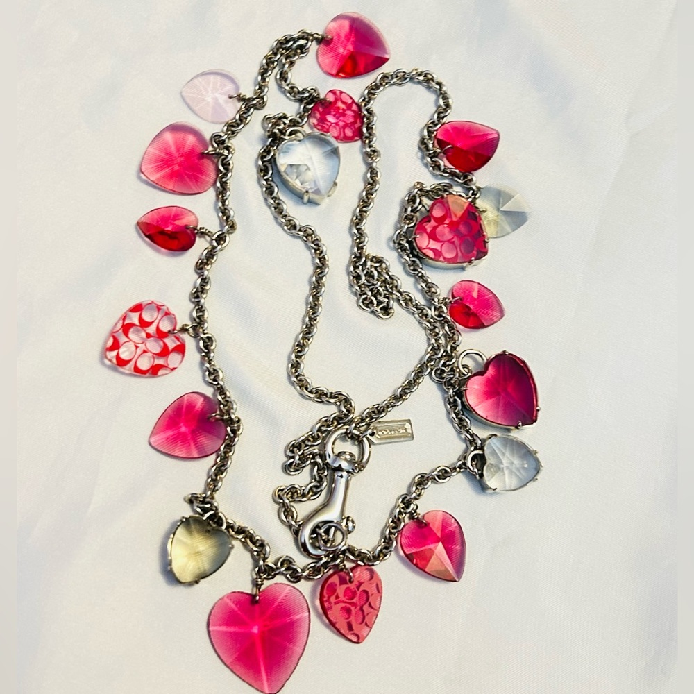 💰SOLD💰NWOT Coach Heart Charm Necklace - Picture 15 of 16